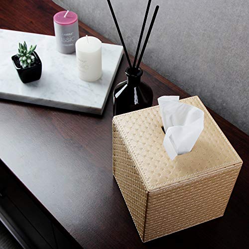 J JACKCUBE DESIGN Square Paper Facial Tissue Box Cover Holder - Image 4