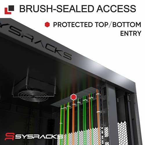 9U Wall Mount Server Rack Cabinet – 19" Network Rack Enclosure - Image 7