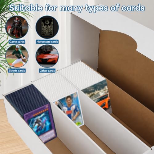 6 Pack Trading Card Storage Box, 2340 Count Card Storage - Image 4