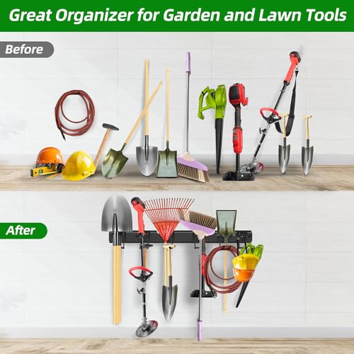 PIYILO 48 in Garage Tool Organizer Wall Mount, Adjustable Tool - Image 8