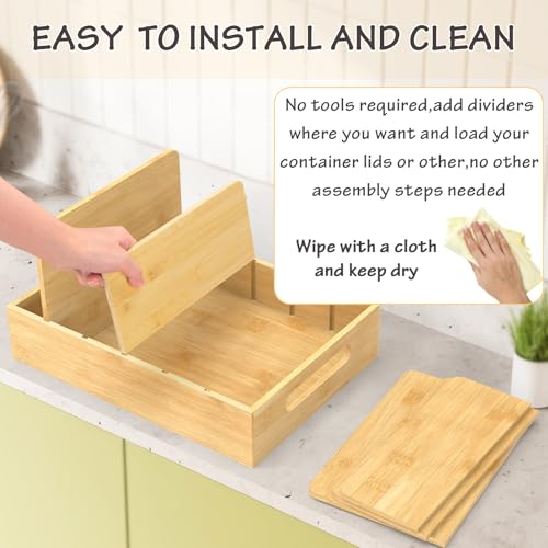 Retro Shaw Lid Organizer for Plastic Lids, with 5 - Image 5
