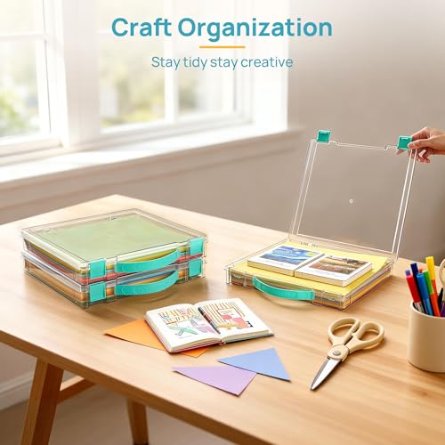 Vtopmart 3 Pack Board Game Storage with Handle | Home Organization - Image 5