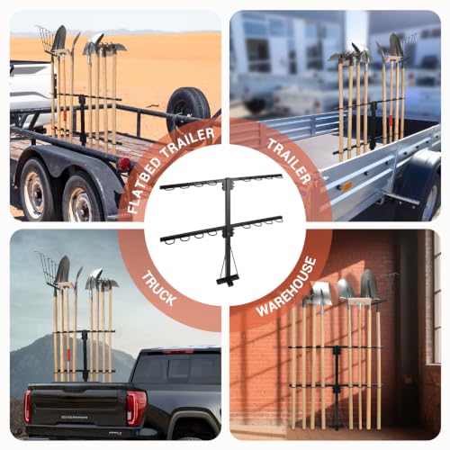 Upgraded Utility Trailer Accessories Trailer Tool Rack - Image 7