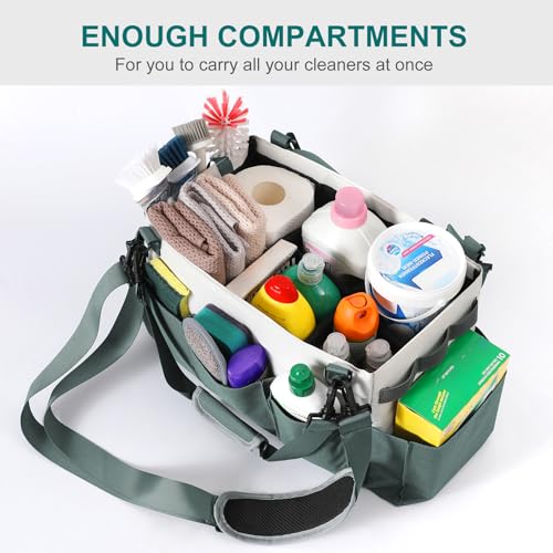 LANDNEOO Cleaning Caddy Organizer with Handle, Wearable Bag - Image 5