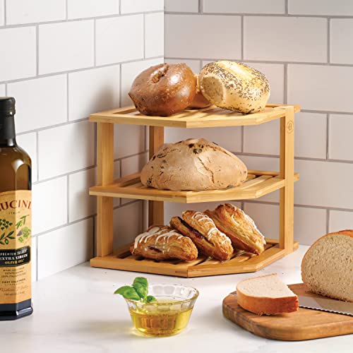 Bambüsi 3-Tier Corner Shelf, Kitchen Cabinet Organiz | All Products - Image 3