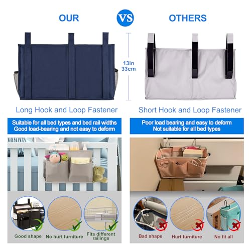 Surblue Caddy Hanging Organizer Bedside Storage Bag for Bunk - Image 5