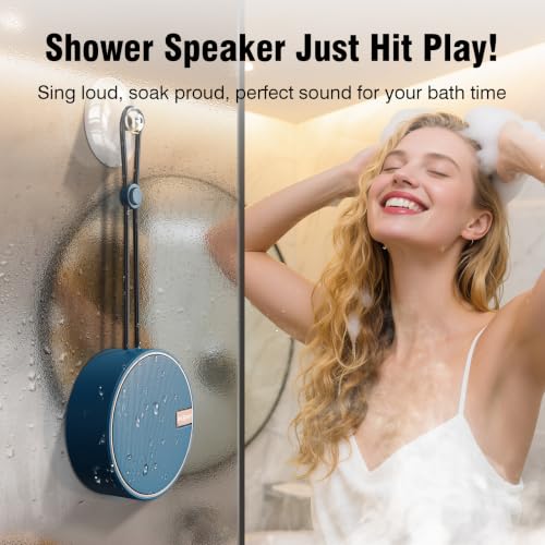 INSMY C12 IP67 Waterproof Shower Bluetooth Speakers Portable - Image 5