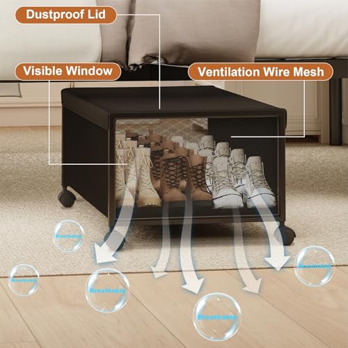 2Pack Under Bed Storage Containers,12 inch Height,31 inch Long - Image 6