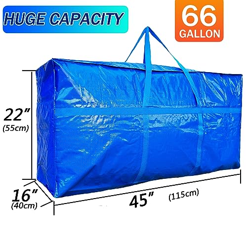 66 Gallon Extra Large Storage Bags, Huge Moving Bags Heavy - Image 4