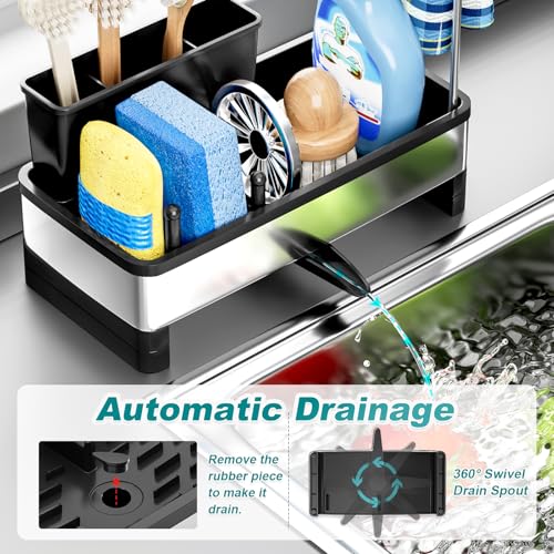 Ewaiira Stainless Steel Sink Caddy, Sponge Holder fo | All Products - Image 6
