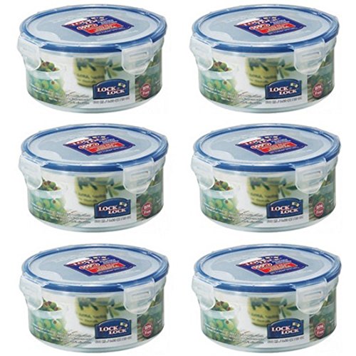 LockandLock 20-oz, 2.5-cup, Food Container, Pack of 6 - Image 2
