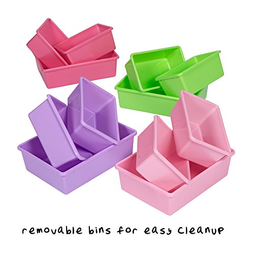 HoneyCanDo Kids Toy Storage Organizer With Bins, Pastel - Image 5