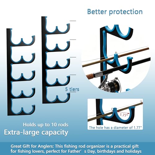 Fishing Rod Holders & Pole Holders for Garage, Wall - Image 7