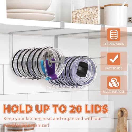 2 Pack Tumbler Lid Organizer, Versatile Storage Hold | All Products - Image 3