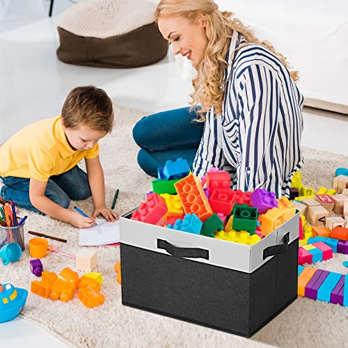 GhvyenntteS Large Storage Baskets for Shelves 3 Pack, Collapsible - Image 6