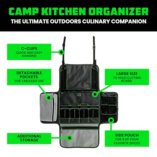 Rhino USA Camping Kitchen Organizer - Overland Camp - Image 4