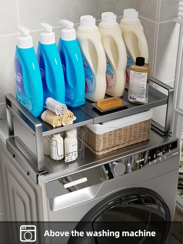 Adjustable Refrigerator/Washer Top Storage Rack - Image 5