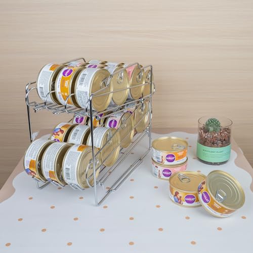 Cat Food Organizer - Wet Cat Food Rack for 3oz or 5.5oz Cans (24 - Image 7