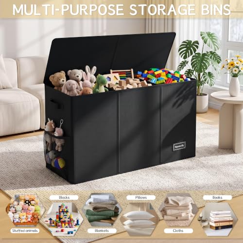 Toy Box Chest, Toy Storage Organizer with Lid Collapsible - Image 5