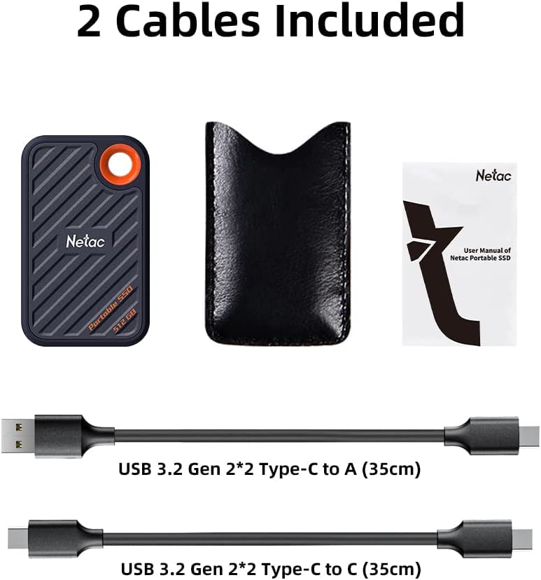 Netac 512GB Extreme Portable SSD External Solid State Drives Up - Image 4