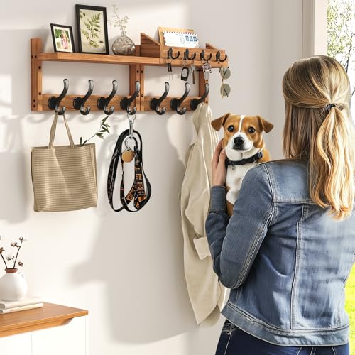 Evermagin 29" Coat Rack Wall Mount with Shelf & 11 H | All Products - Image 6