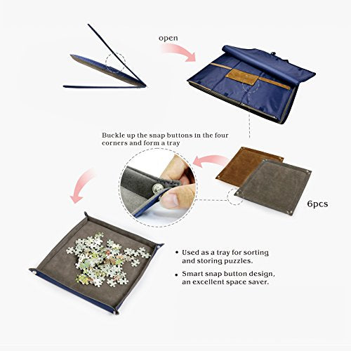 Lavievert 1500 Piece Jigsaw Puzzle Board with Padded - Image 6