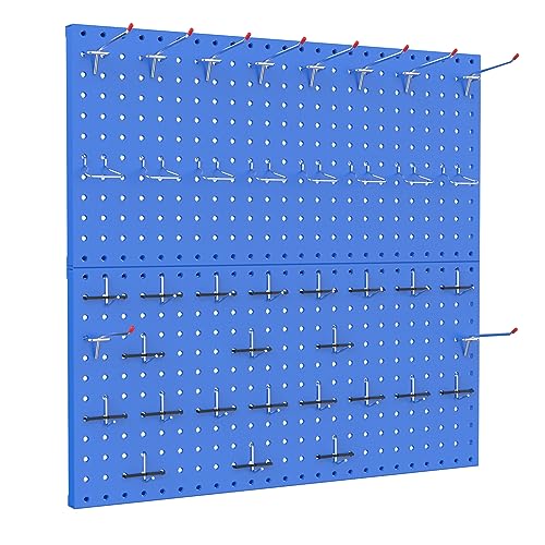 TORACK Metal Pegboard Wall Organizer 24"x24" 70 PCS Tool - Image 2