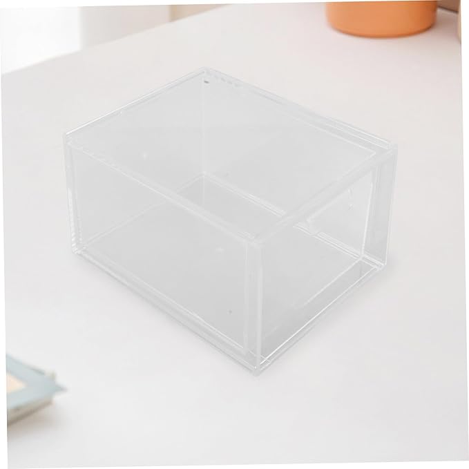 KICHOUSE 3pcs Stackable Drawer Organizer Storage Box for Makeup Cosmetics and Desk Supplies Easy Access Drawer Design for Use