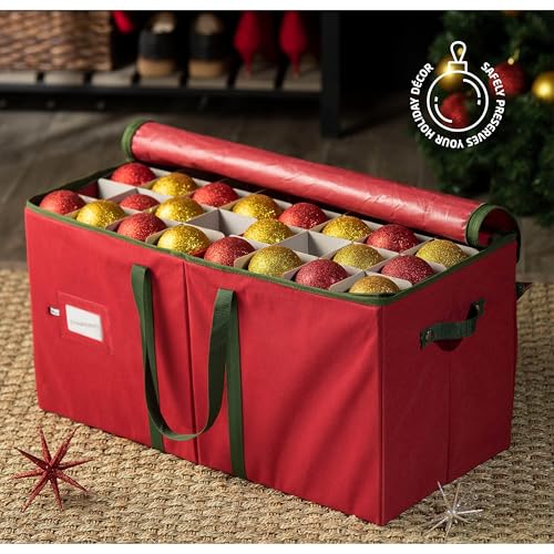 Christmas Ornament Storage Box 128 Capacity - Durable - Image 3