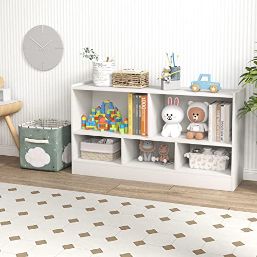 Toy Storage Organizer, 2-Tier Kids Bookshelf - Image 3