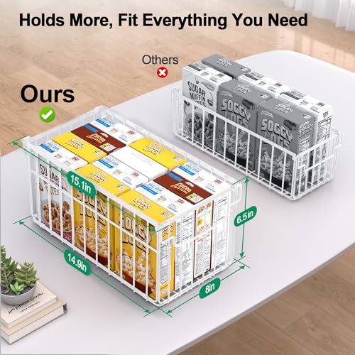 Freezer Organizer Bins, 4 Pack Big Baskets for 5/ 7 Cu.FT - Image 3