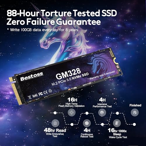 Bestoss 2TB NVMe M.2 SSD PCIe 3.0 M.2 2280 SSD,Internal SSD - Image 5