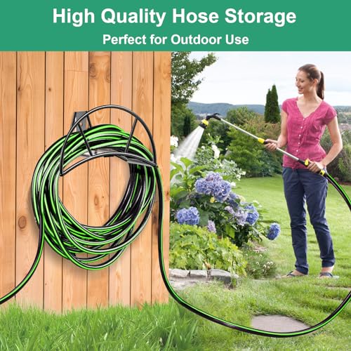 TomCare Garden Hose Holder Wall Mount, 150FT Capacity - Image 7