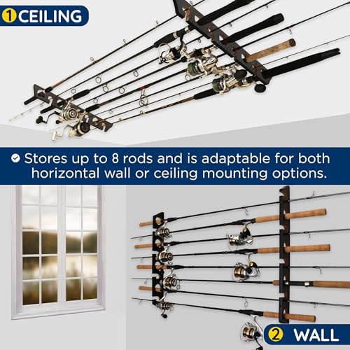 Rush Creek Creations 8-Rod Engineered Wood Fishing Rod - Image 5