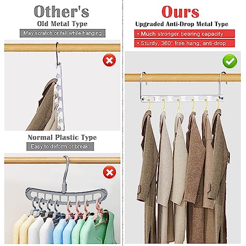 12 Pack Space Saving Hangers for Clothes: Collapsibl | All Products - Image 3