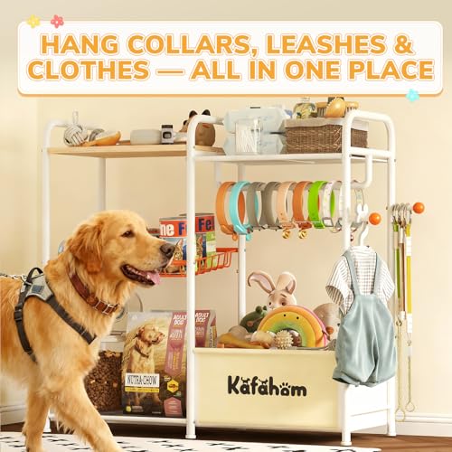 Dog Toy Bin, Multi-Functional Dog Toy Basket with Collar - Image 6