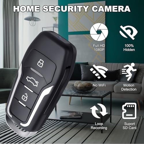 LXKFA 1080P HD Mini Video Recorder, Key Fob Design with Motion - Image 3