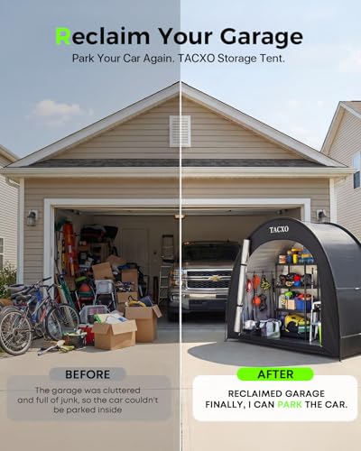 Bike Storage Shed Tent,Bike Cover Waterproof Outdoor - Image 6