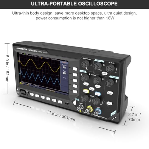 HANMATEK 2 in1 Digital Storage Oscilloscope - Image 4