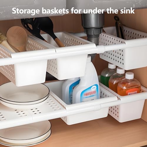 Gonetre Shelf Baskets Storage Basket for Expandable | All Products - Image 5