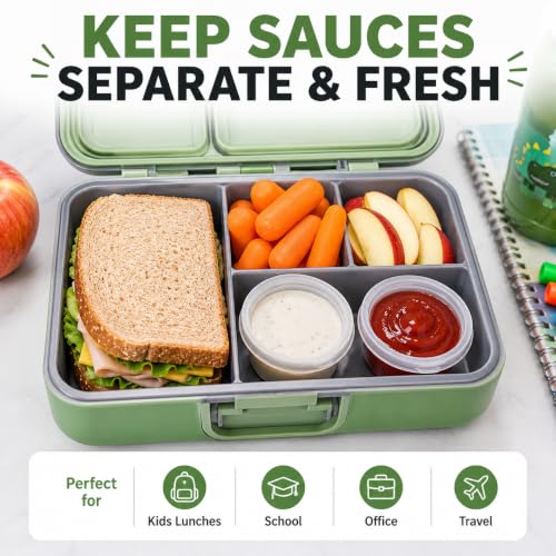 20 PCS Set Small Food Storage Containers with Lids, BPA Free - Image 5
