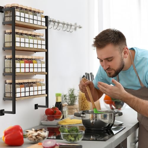 ZICOTO Space Saving Spice Rack Organizer Shelf for Wall Mount - Image 6