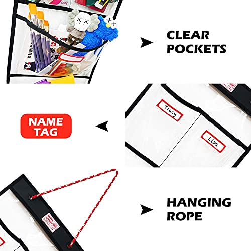 Rough Enough Locker Organizer, 4 Pockets Hanging for Gym Work - Image 6