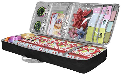 Christmas Gift Wrap Organizer | Wrapping Paper Storage - Image 2