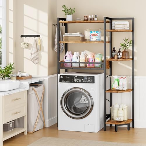 K1 Heavy Duty 7-Tier Over The Toilet Storage（With Basket - Image 3