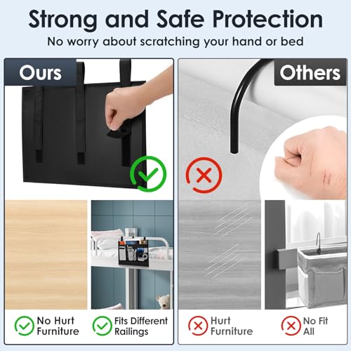 Bedside Caddy Storage Organizer, Hanging Storage Bag Pocket - Image 5
