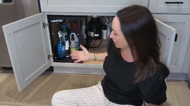 Expandable Under Sink Organizer with 3-Level Height Adjustment,2 - Image 7
