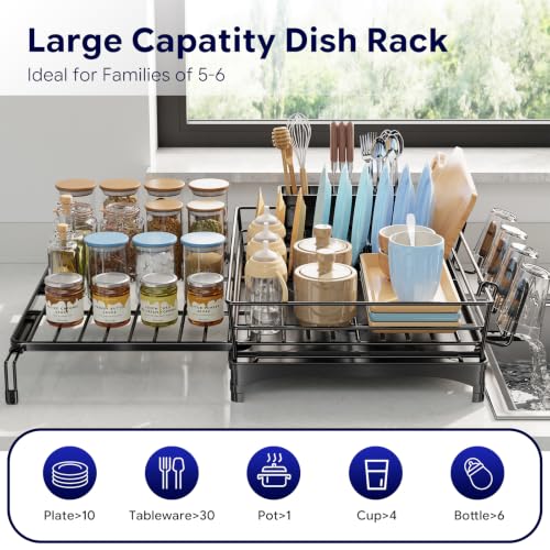 Simple Trending Dish Drying Rack - Expandable Dish Rack - Image 4