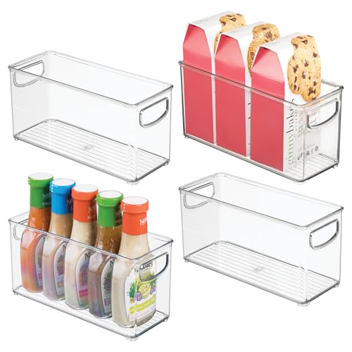 iDesign Slim Clear Plastic Stackable Storage Bin, Ta | All Products - Image 2