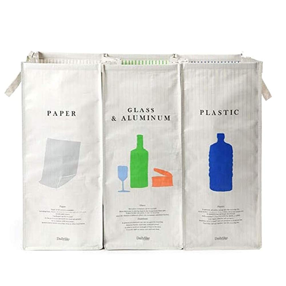 216 Separate Recycling Waste Bin Bags for Kitchen Home Recycle - Image 2